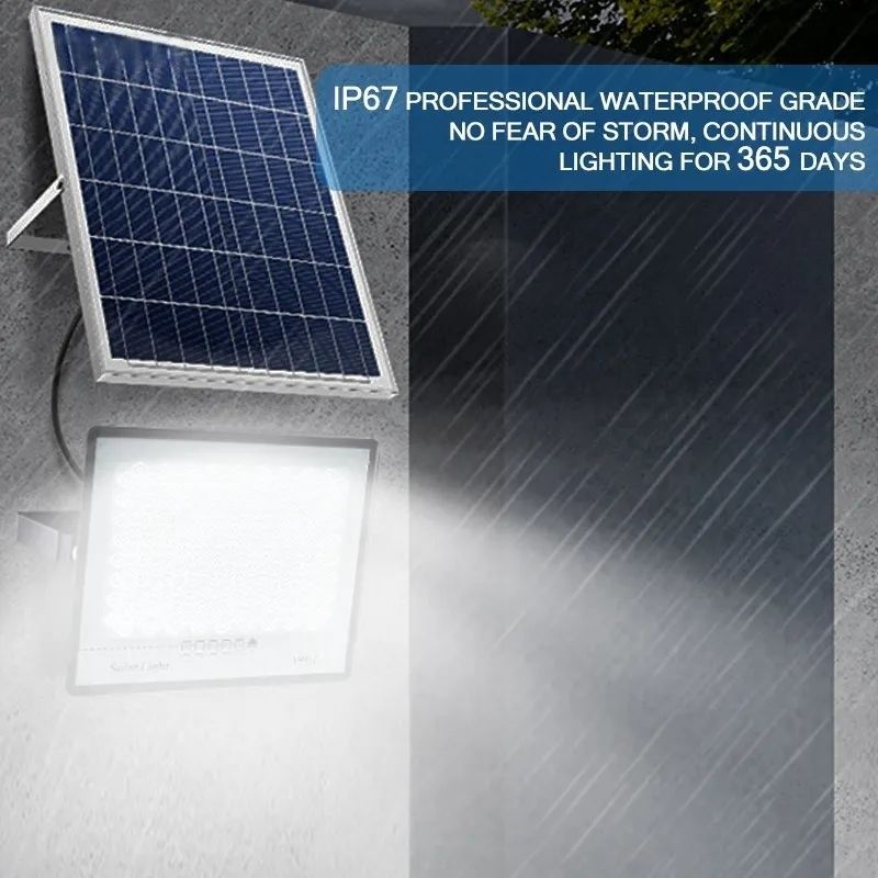 72 Lampengläser Solar-LED-Flutsicherheitslicht Batterie betrieben Außenbereich 50w Solar-LED-Flutlicht