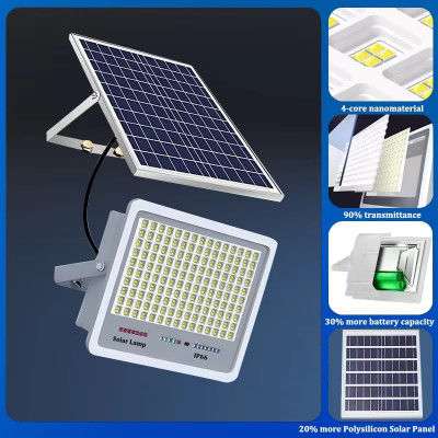 Hohe Helligkeit 50w Solarflutlicht 4 in One LED-Perlen Sicherheitsleuchten mit Solarpaneel