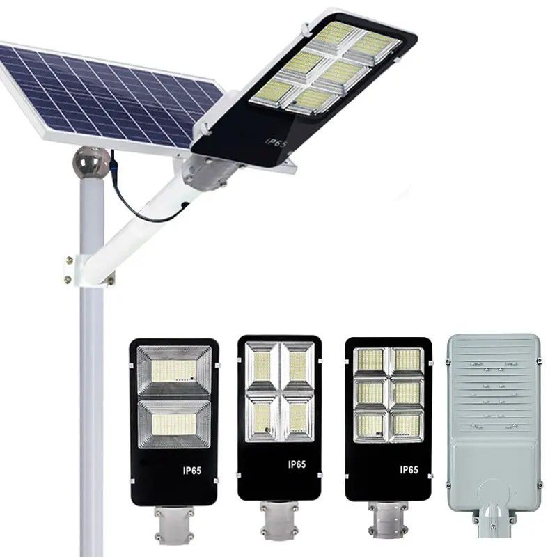 Außen 100 Watt LED Solarstraßenlicht Die Cast Aluminium Solarstraßenleuchten