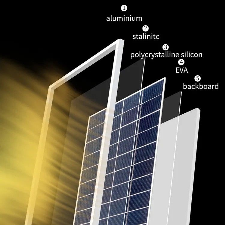 Graue High Lumen Solar Außenleuchten IP67 100 Watt LED Solar Straßenlicht Wasserdicht