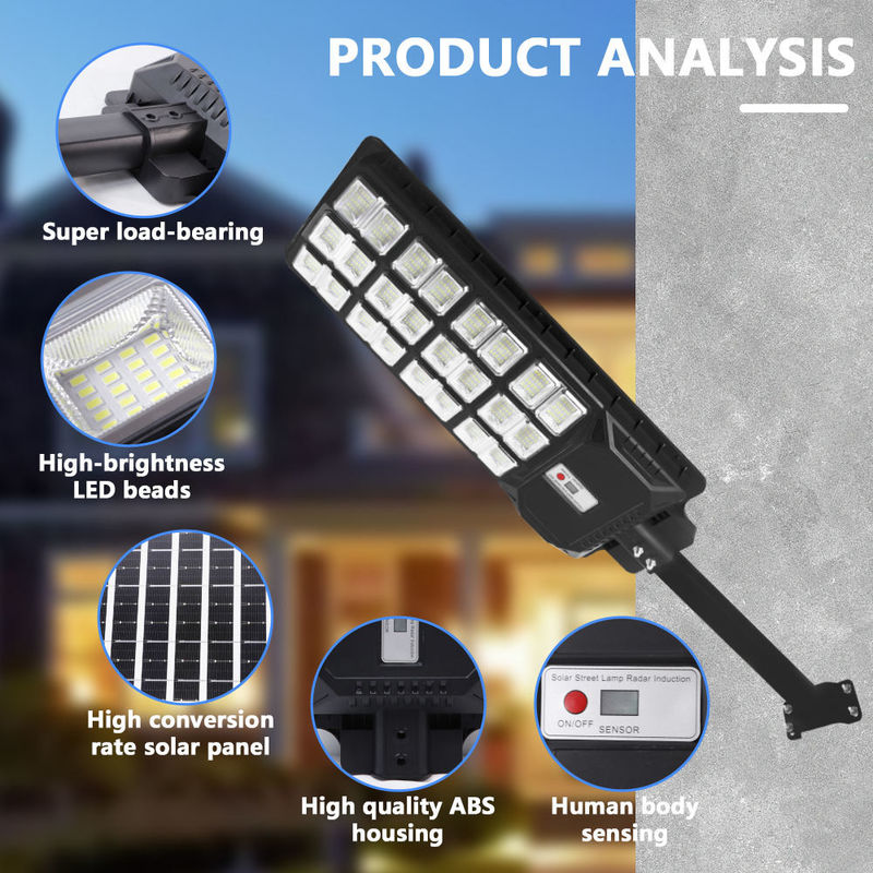 300W All-in-one Automatic Solar Street Light with Motion Sensor for Smart City