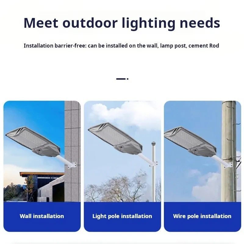 100W Außenwasserdichtes Solarstraßenlicht Lithiumbatterie für Highway Sensor