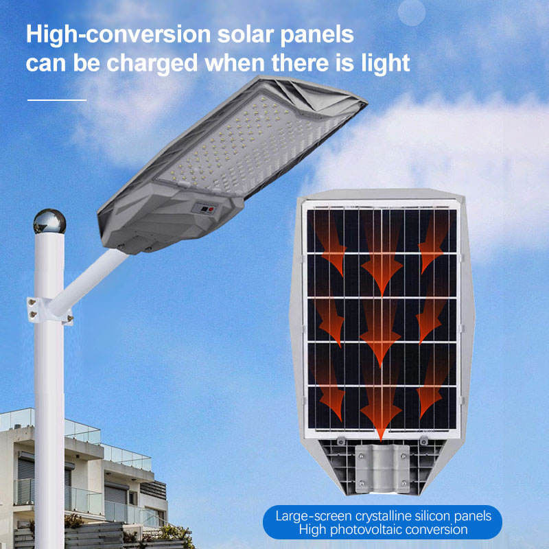 100W Außenwasserdichtes Solarstraßenlicht Lithiumbatterie für Highway Sensor
