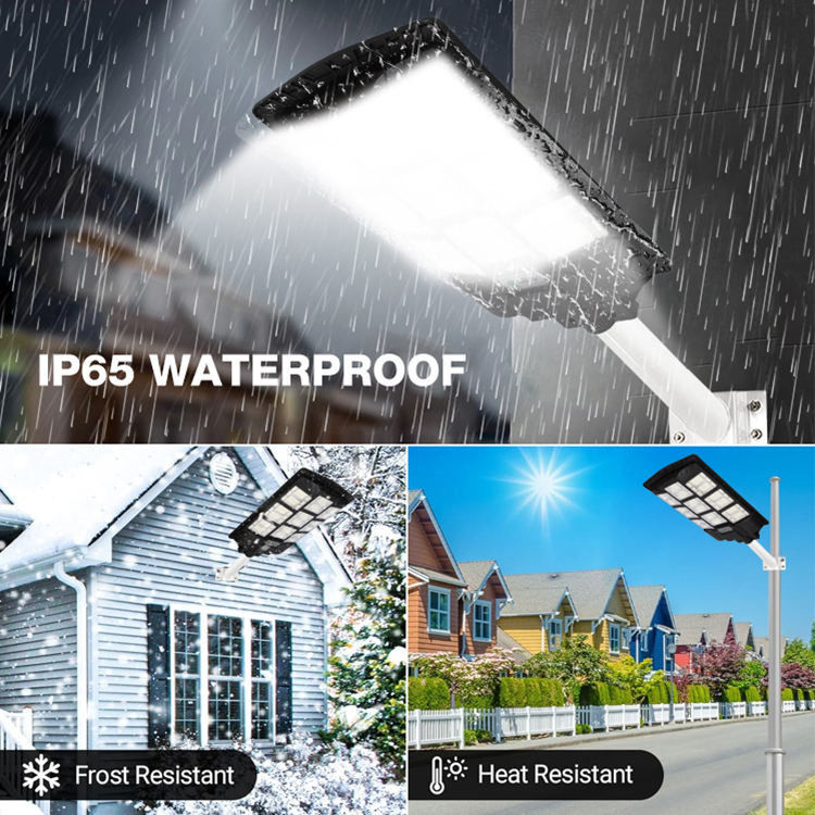 Außen 200w All-in-One Solar Street Light Bewegungssensor Wetterbeständig