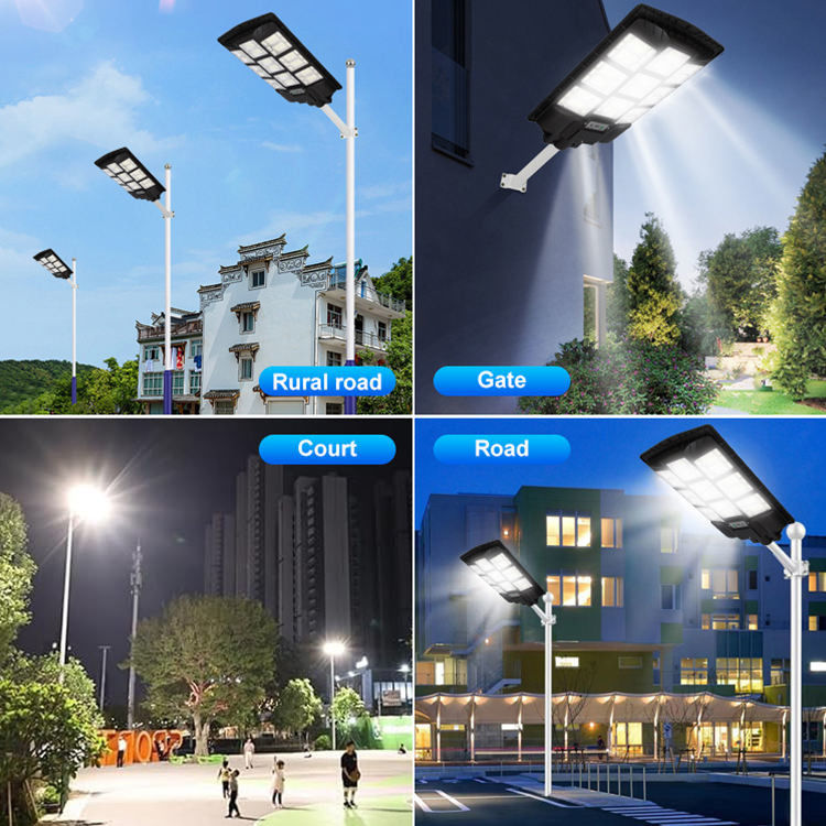 Außen 200w All-in-One Solar Street Light Bewegungssensor Wetterbeständig