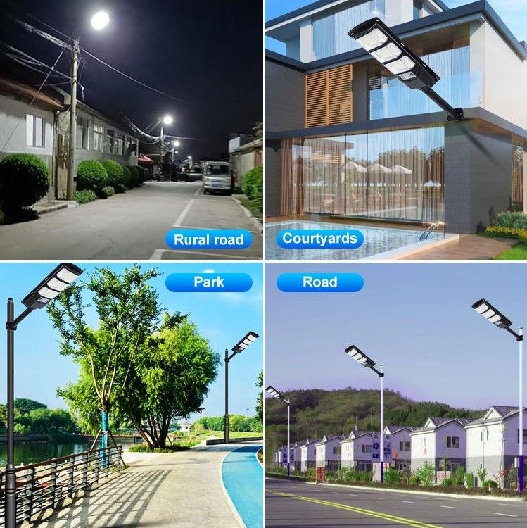 All-in-one integrierte Solarstraßenbeleuchtung 120W 120Lm/w Solarbetriebene LED-Straßenbeleuchtung
