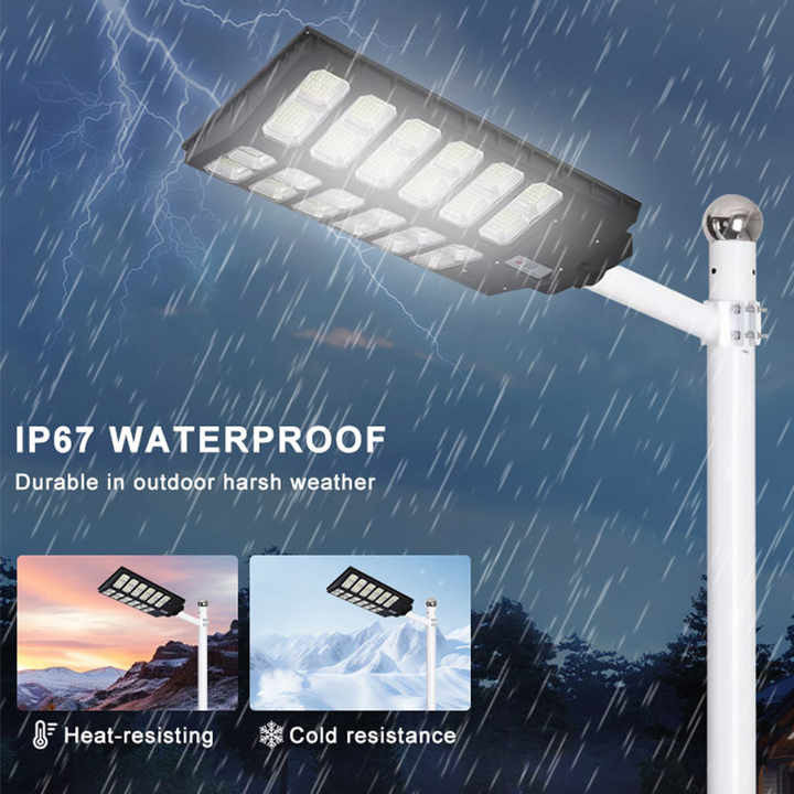 Wetterbeständiges integriertes Solarstraßenlicht IP67 All in One Solarstraßenlicht 480W