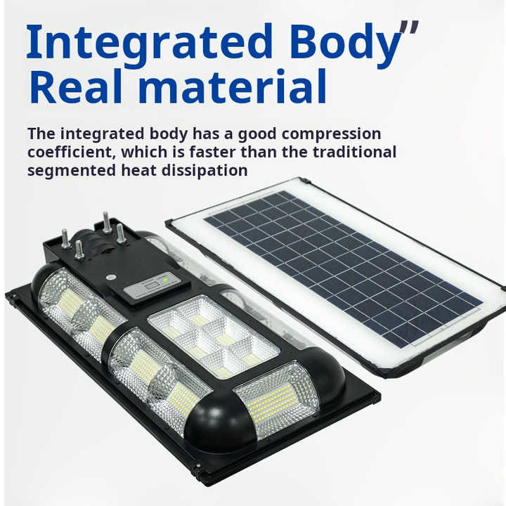 Bewegungssensor Solarstraßenlicht 100W Solarstraßenlicht mit automatischer Intensitätskontrolle