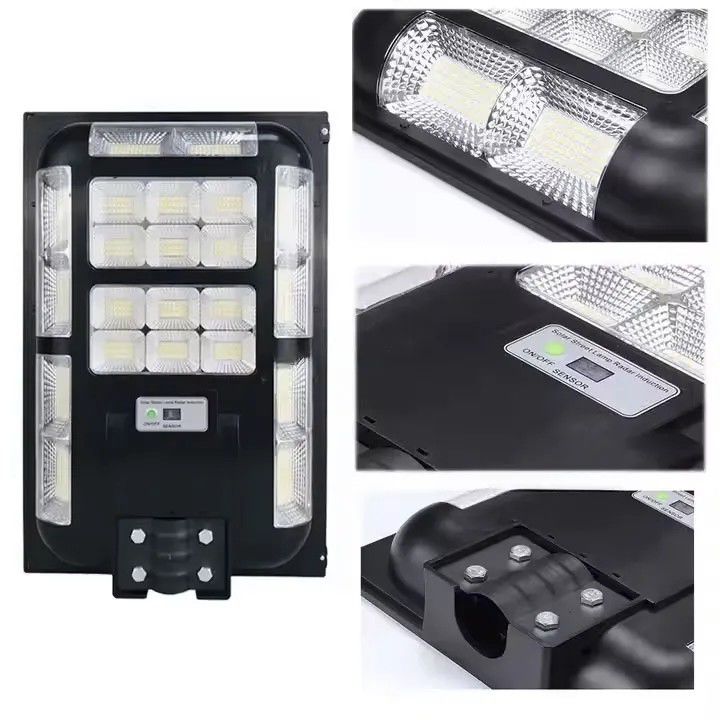 Bewegungssensor Solarstraßenlicht 100W Solarstraßenlicht mit automatischer Intensitätskontrolle