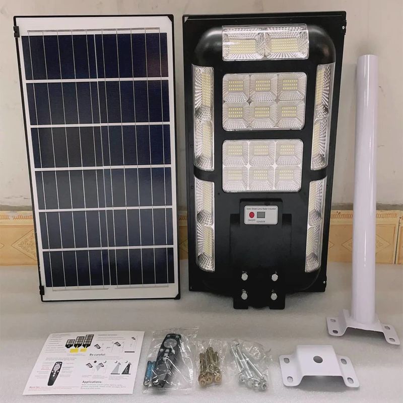 Wasserdichte integrierte Solarstraßenleuchte 200w High Lumen LED Straßenleuchte mit Solarpaneel
