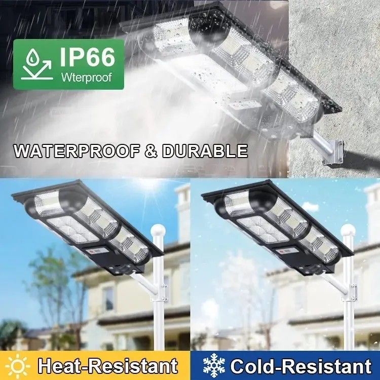 Bewegungssensor Solarstraßenlicht 100W Solarstraßenlicht mit automatischer Intensitätskontrolle