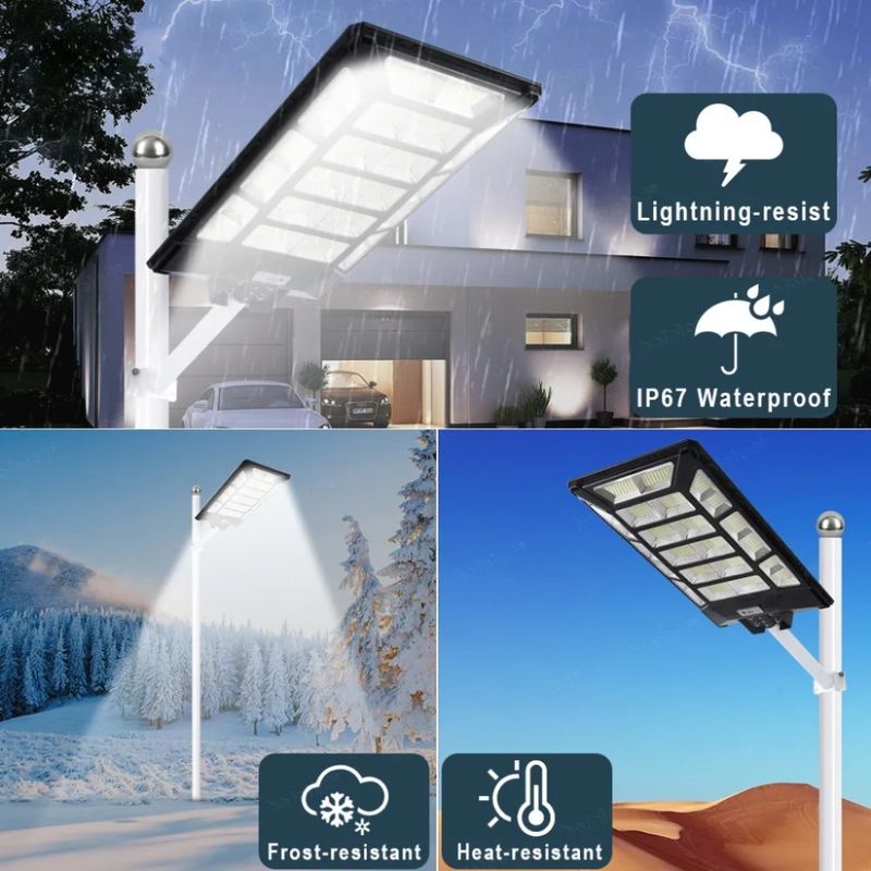 All in One Solar Street Light 100w eingebaute Batterie mit Bewegungssensor für die Straße