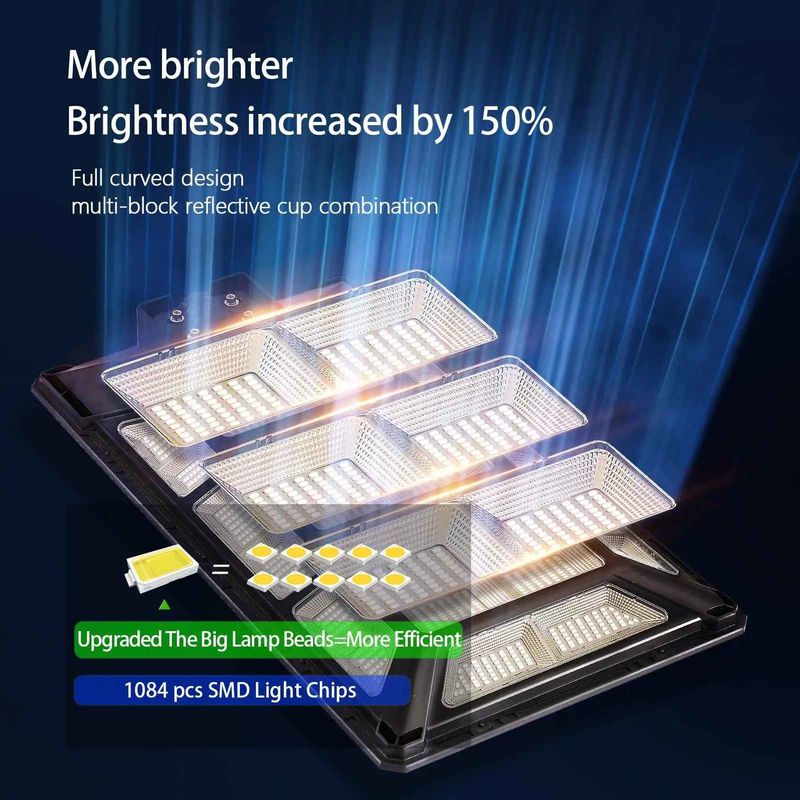 All in One Solar Street Light 100w eingebaute Batterie mit Bewegungssensor für die Straße