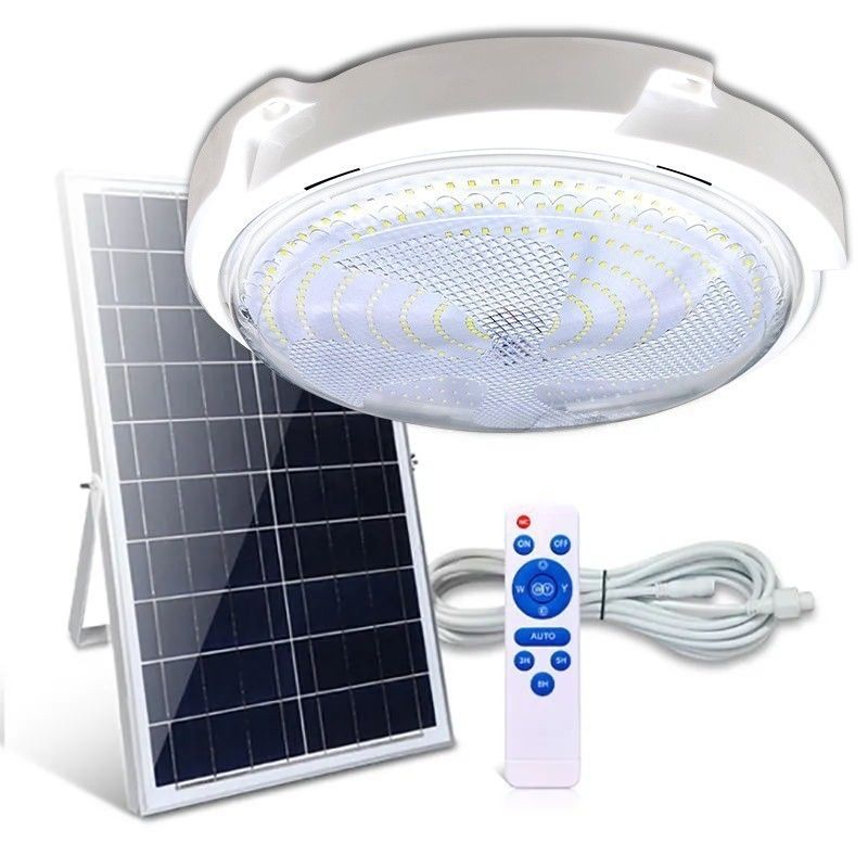 40W IP65 Wasserdichte LED-Deckenleuchte kühl weiß LED-Solarsystem Deckenlampe für Garten