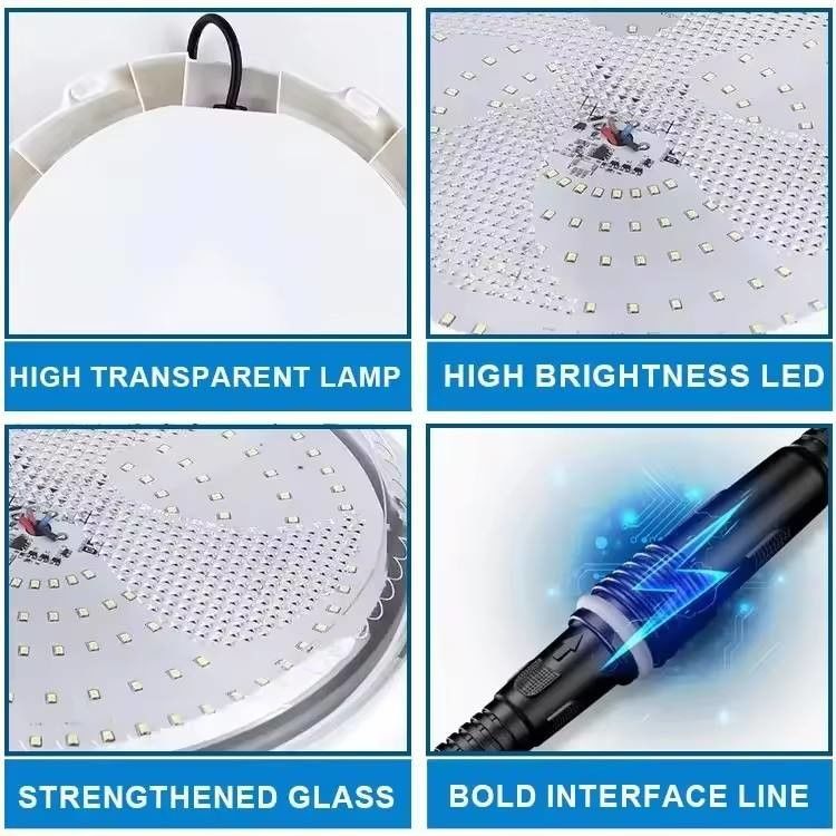 40W IP65 Wasserdichte LED-Deckenleuchte kühl weiß LED-Solarsystem Deckenlampe für Garten