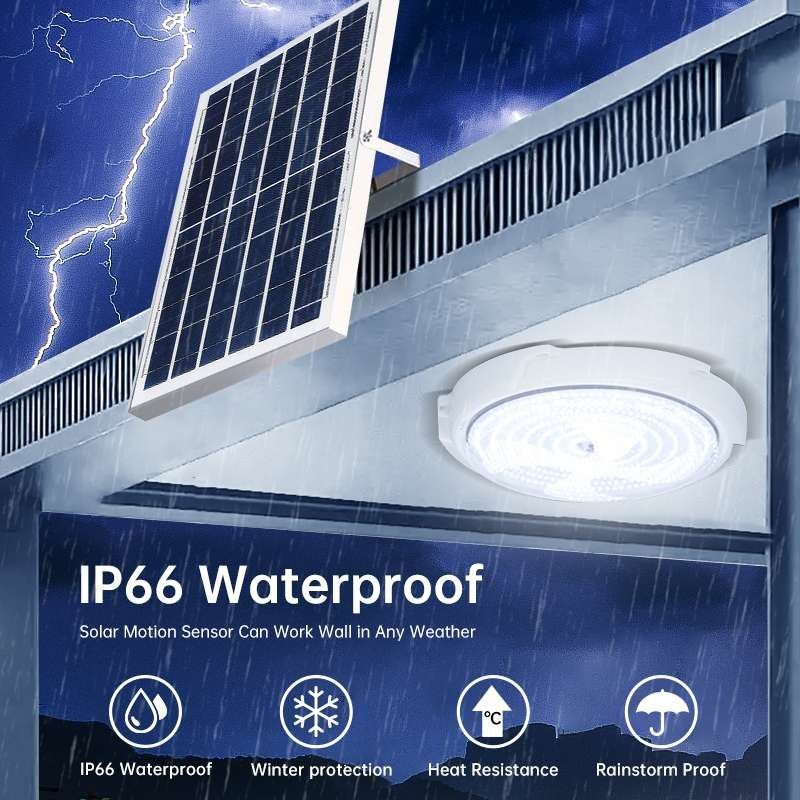 18W LED-Deckenleuchte 2835 Innen- / Außen-LED-Deckenleuchten mit Solarstrom