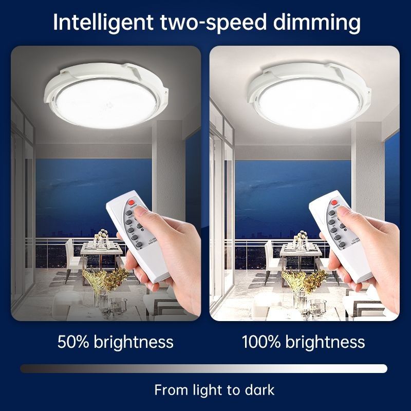 18W LED-Deckenleuchte 2835 Innen- / Außen-LED-Deckenleuchten mit Solarstrom
