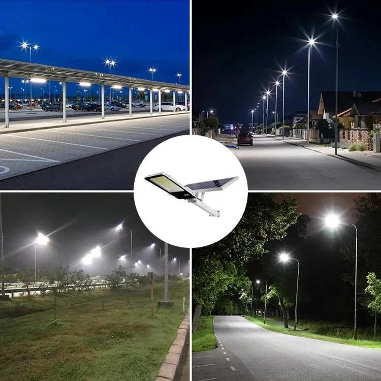 Custom Split Solar Street Light 100 Watt kommerzielle Solarstraßenbeleuchtung mit Fernbedienung