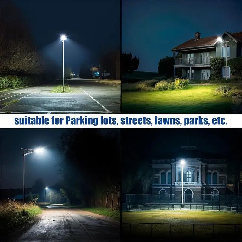 Graue High Lumen Solar Außenleuchten IP67 100 Watt LED Solar Straßenlicht Wasserdicht