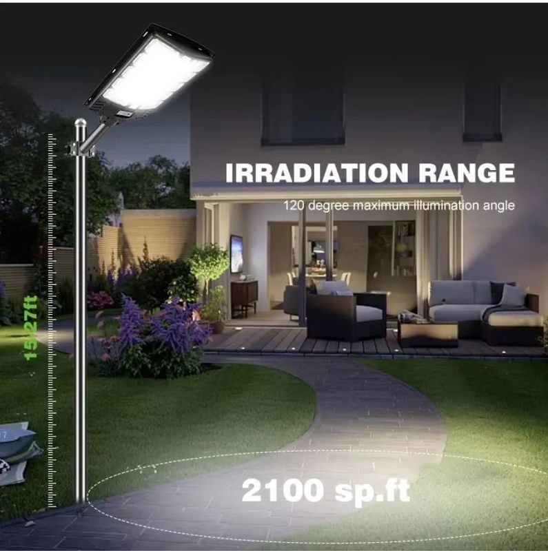 ABS integriertes Solarstraßenlicht 480W Solarstraßenlicht mit Bewegungssensor