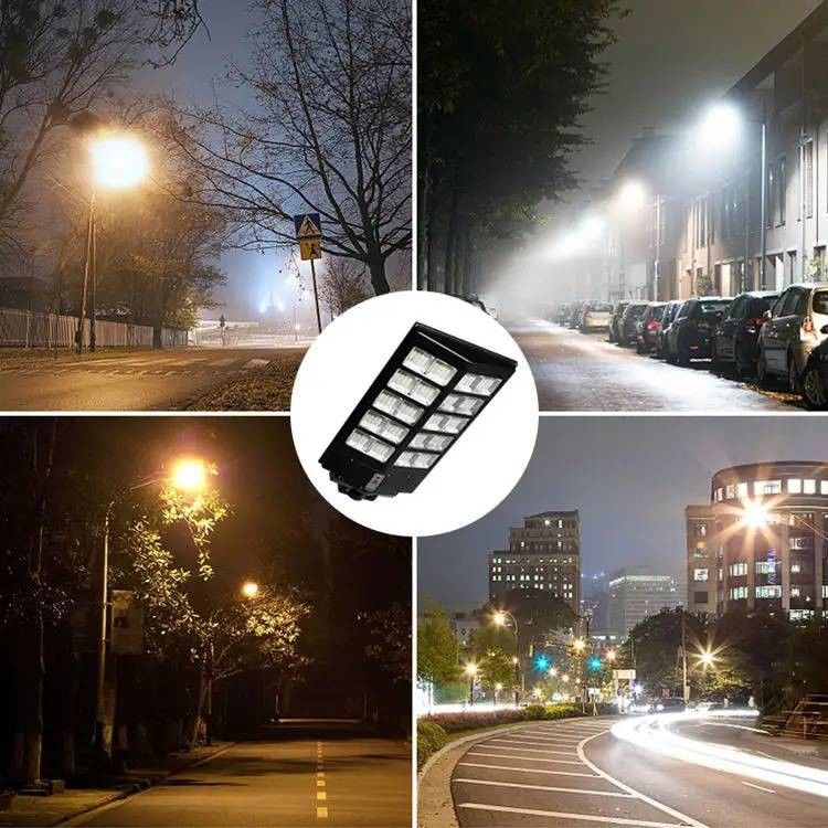 Solar-Induktionswandlampe 600w Solarstraßenlicht mit Fernbedienung / Sensorsteuerung