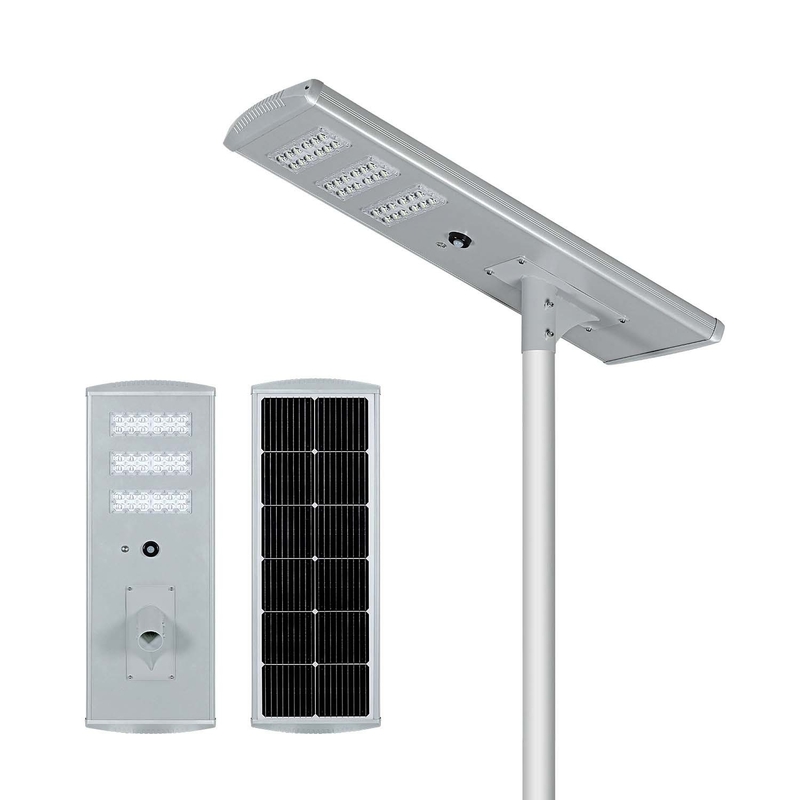 IP65 Waterproof 90W Solar Light-emitting Diode Street Lamp, Outdoor Aluminum Body Integrated Full DC Power Street Light