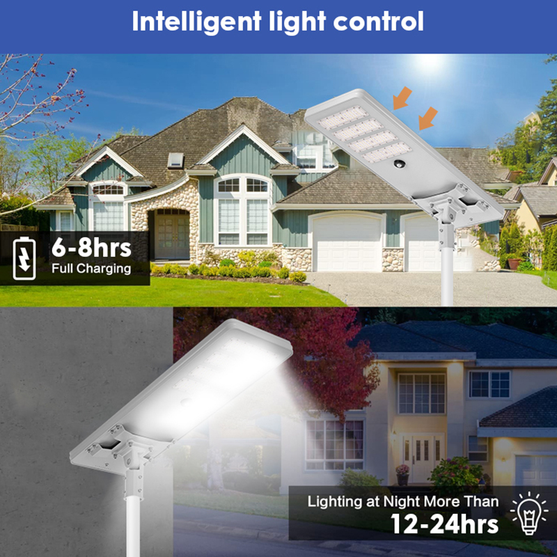 250W Outdoor street lamp LED garden human body sensor waterproof integrated solar lamp