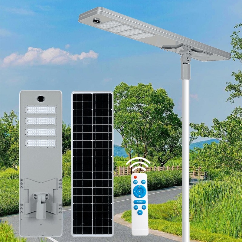 250W Outdoor street lamp LED garden human body sensor waterproof integrated solar lamp