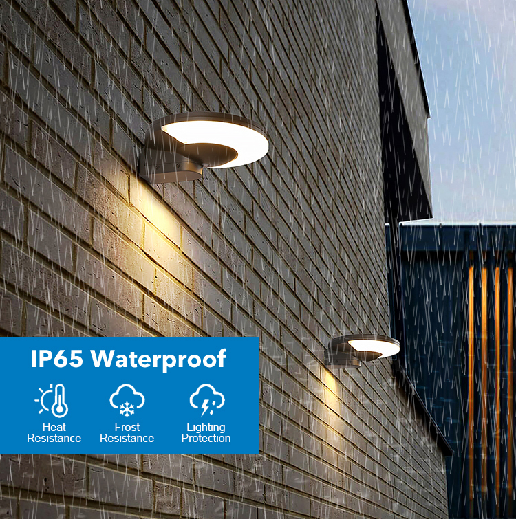 IP65 5W LED Wall Light Die Casting Aluminum and PC outdoor garden retro vintage wall lamps