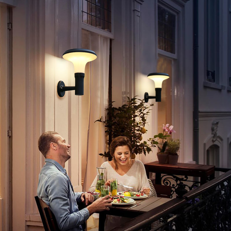High Lumen Solar Wall Lamp Garden Decoration IP65 Waterproof Hallway Solar Lights Wall Mounted