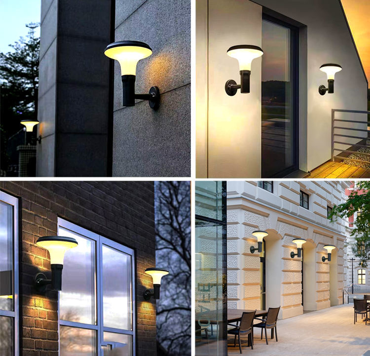 High Lumen Solar Wall Lamp Garden Decoration IP65 Waterproof Hallway Solar Lights Wall Mounted