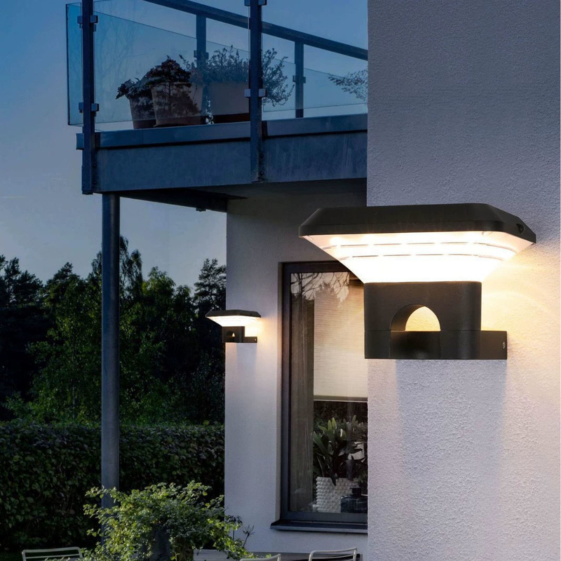 Durable and Waterproof 3000-6500K Color Temperature Led Solar Wall Light for Garden Lamp IP65 Rating