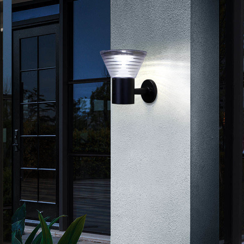 OEM/DEM Solar Wall Lights Waterproof Ip65 6500K Aluminum Led Outdoor Solar Light Wall Mounted For Villa