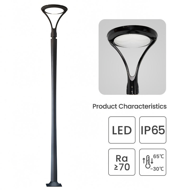 Smart Yard Light Outdoor Motion Sensor LED Garden Lamp for Driveway Security