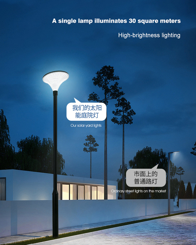 Aluminum Lamp Post Outdoor LED Garden Light for Lawn, Courtyard and Walkway Use