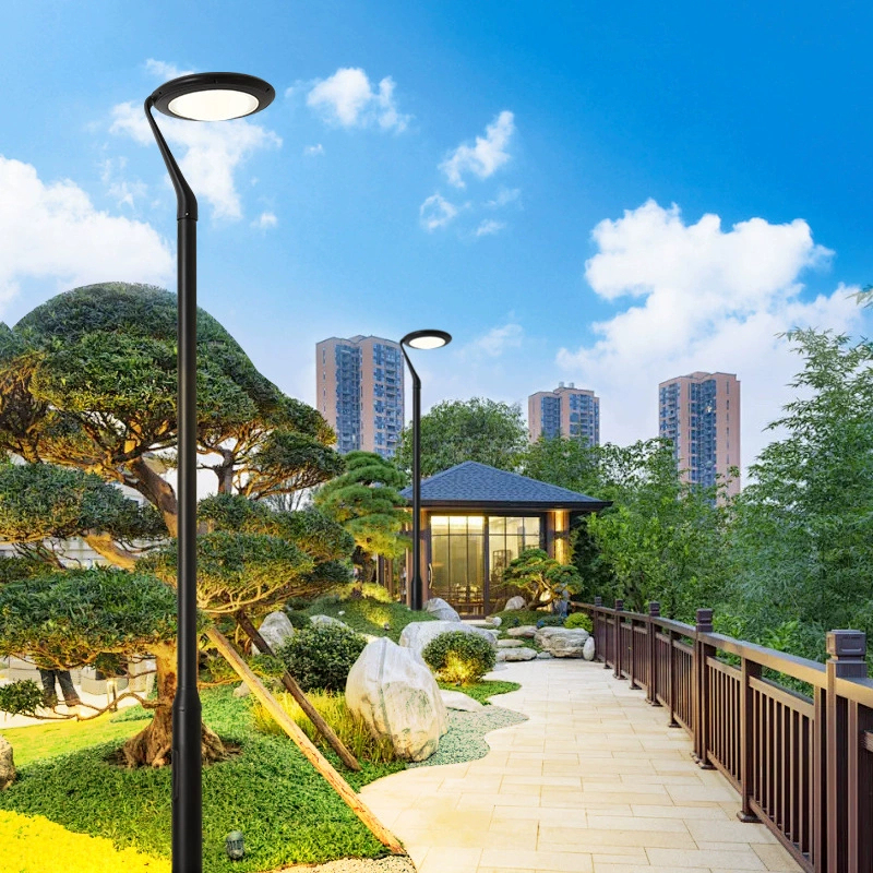 Solar Bollard Light IP65 Waterproof LED Garden Lamp for Park, Villa and Pathway Use