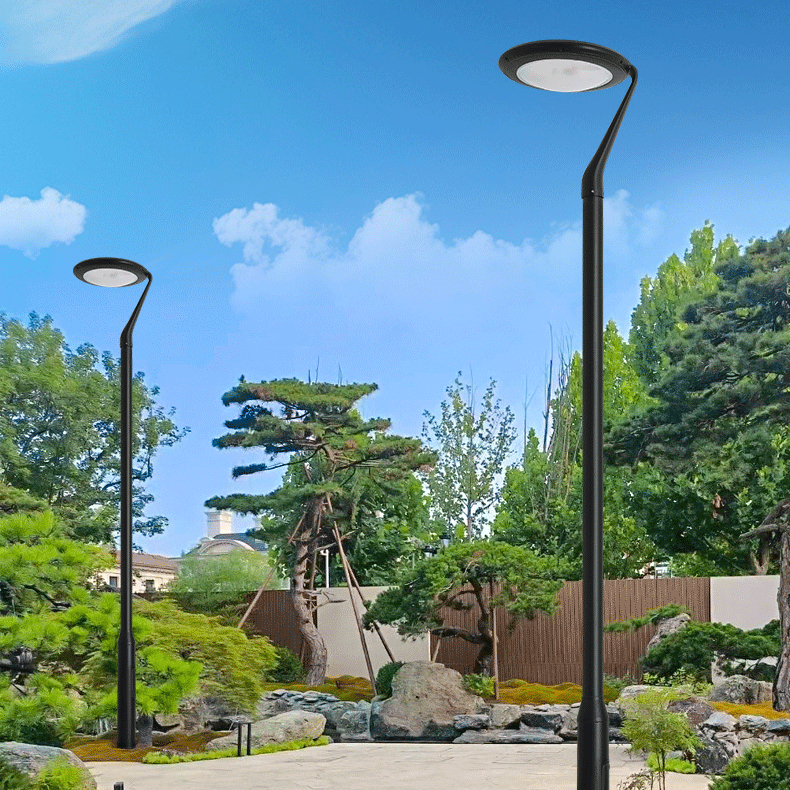 Solar Bollard Light IP65 Waterproof LED Garden Lamp for Park, Villa and Pathway Use