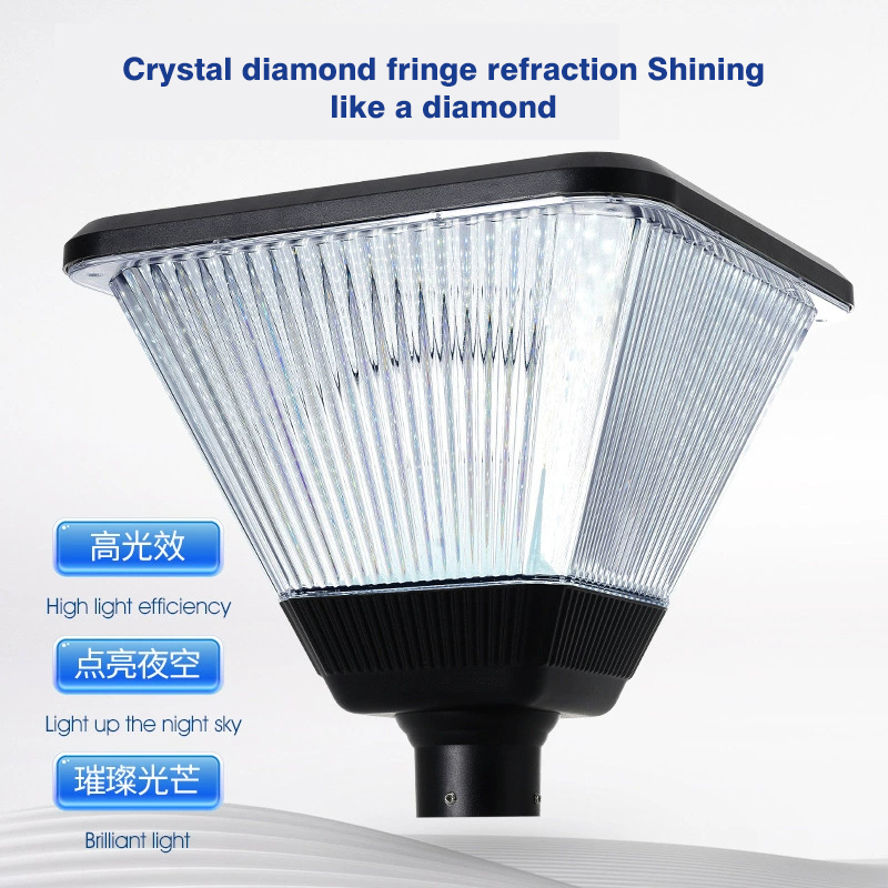 Decorative Garden Light Lantern Style Solar LED Outdoor Lamp for Patio and Lawn