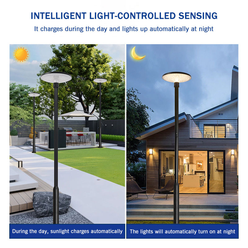 Classic Lamp Post Garden Light Outdoor Waterproof Lighting for Park and Driveway