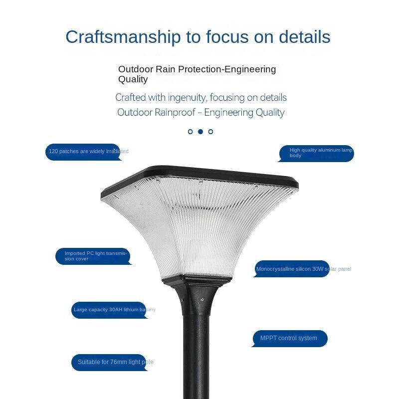 Factory-Direct LED Garden Lamp for Landscaping Contractors and Import Bulk Orders