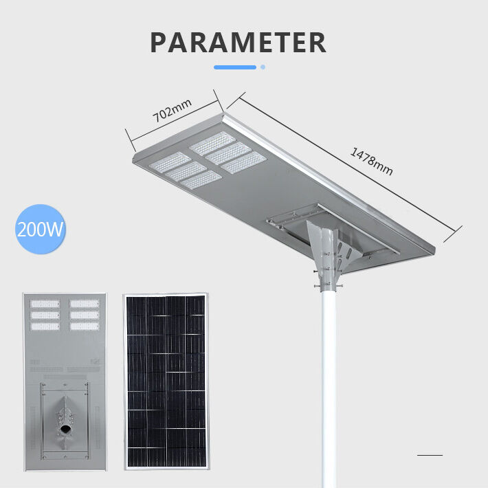 Integrated Solar Street Light for Outdoor Road Lighting – Long Working Time & Easy Install