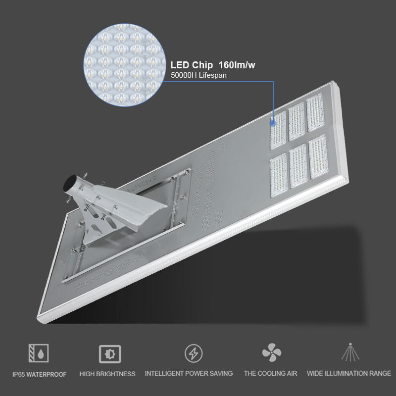 Integrated Solar Street Light for Outdoor Road Lighting – Long Working Time & Easy Install