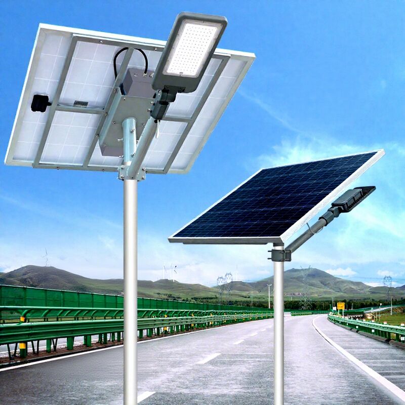 Outdoor Split Solar Street Light, High Brightness 160lm/w, 60–240 LED, IP65 Waterproof, Energy Efficient
