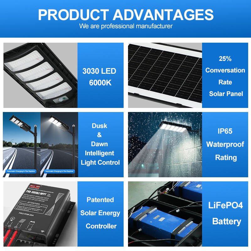 Outdoor IP65 Waterproof 150w 200w Integrated All in One Led Solar Street Light