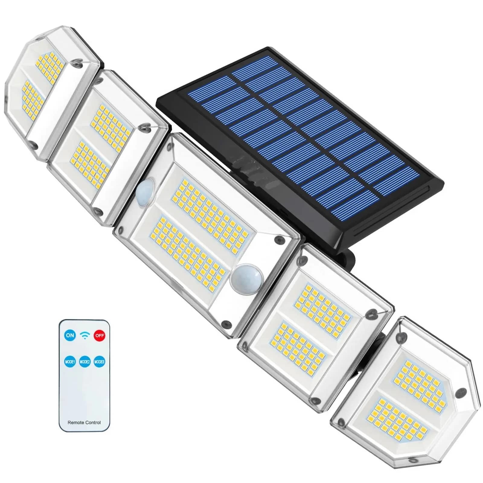 Waterproof Wall Mounted Solar Spot Lights Outdoor Motion Sensor Wall Lamps